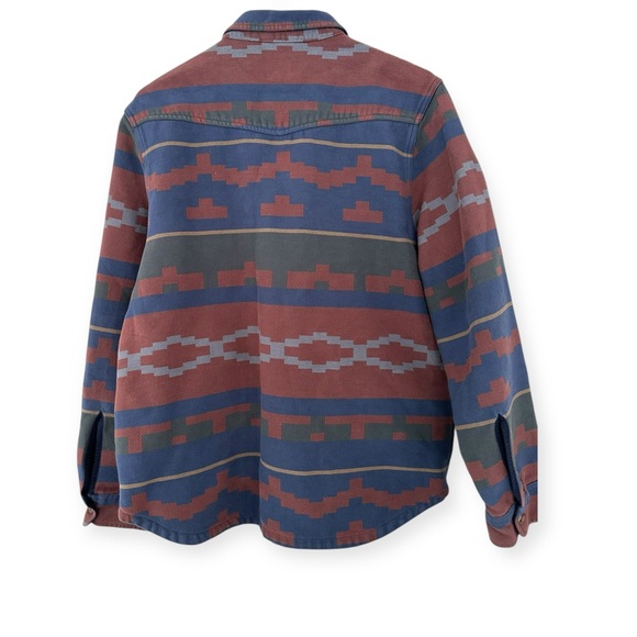 Flint and Tinder • Brushed Blanket Shirt Jacket in the Southwestern Nightfall - Picture 3 of 6